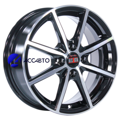 Легковой диск Alcasta 6x15/4x100 ET46 D60,1 M63 BKF в Челябинске