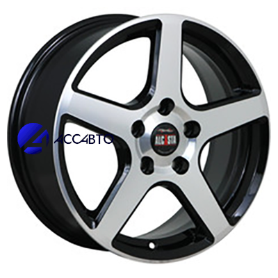 Легковой диск Alcasta 6x15/4x100 ET37 D60,1 M62 BKF в Челябинске