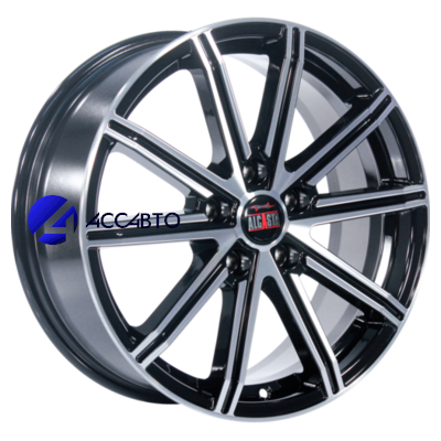 Легковой диск Alcasta 7x17/5x110 ET39 D65,1 M64 BKF в Челябинске