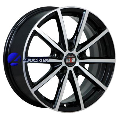 Легковой диск Alcasta 6,5x16/5x110 ET38 D65,1 M61 BKF в Челябинске