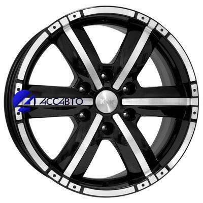 Легковой диск K&amp;K 7,5x17/6x139,7 ET46 D67,1 Окинава-оригинал (КС635) Алмаз черный КС635 в Челябинске